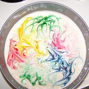 Marbled Cake Batter