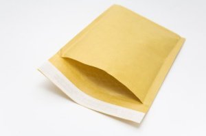 Padded Envelope on White Background