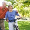 Retired Couple on Bike Ride