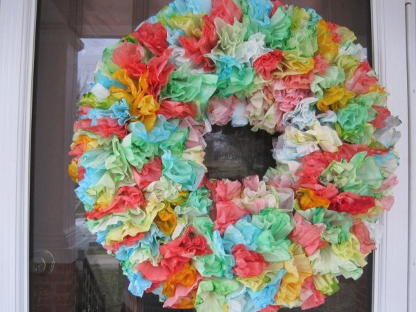 Making a Coffee Filter Wreath | ThriftyFun