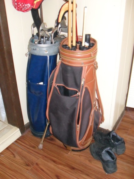 Golf Bag Pool Rack