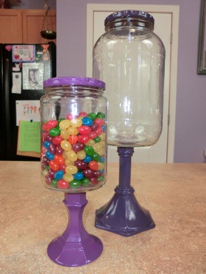 Completed Candy Jars