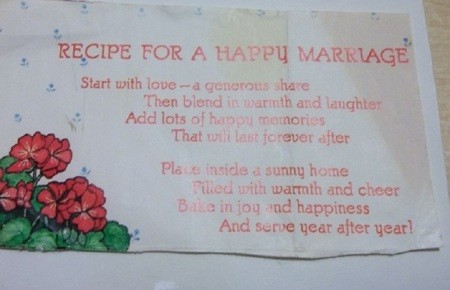 Recipe for a Happy Marriage