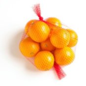 Oranges in Mesh Bag