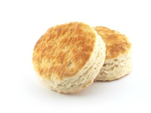 Biscuits on White Background