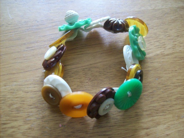 Vintage Button Bracelet