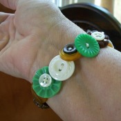 Vintage Button Bracelet