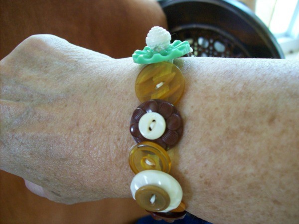 Vintage Button Bracelet