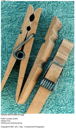 spring style clothes pins