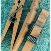 spring style clothes pins