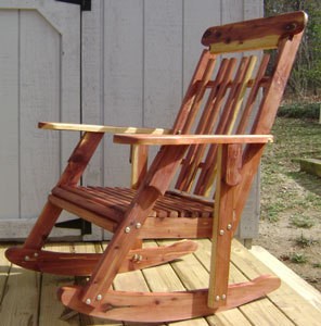 Cedar Rocking Chair for Mom