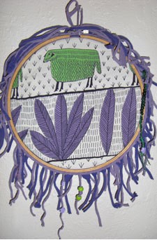 Embroidery Hoop Wall Hanging