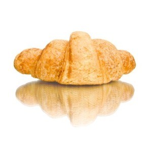 Crescent Roll on White Background