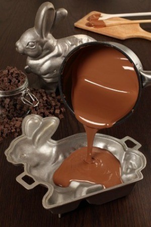 Making Chocolate Bunny