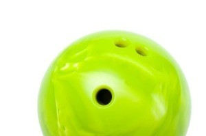 Bright Green Bowling Ball