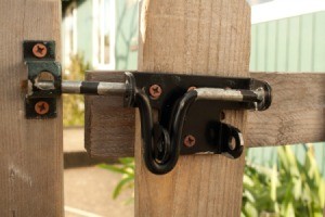 Old Gate Latch to be Removed