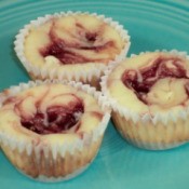 Mini Raspberry Cheesecakes