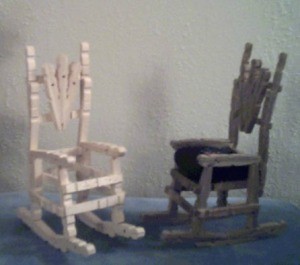 Clothes Pin Rocking Chair