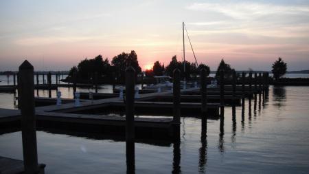 Sunset (Carolina Beach State Park Marina, NC)