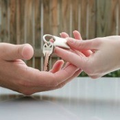 Handing Over Keys To House
