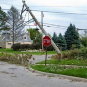 Devastation caused by Hurricane Ike in 2008