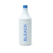 Bleach Bottle on White Background