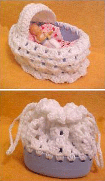 crochet baby purse