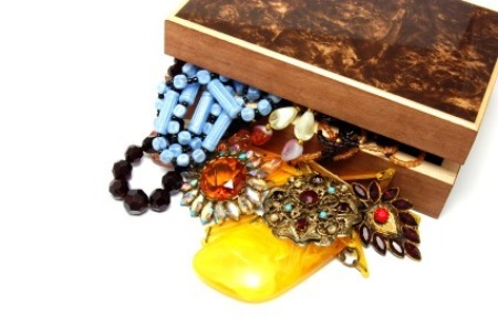 Old Jewelry in Box