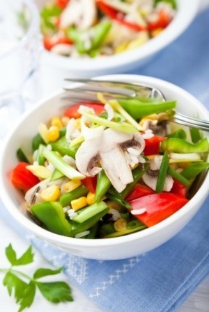Rice Salad With Vegetables