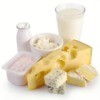 Dairy Products on White Background