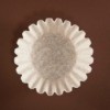 Coffee Filter on Brown Background