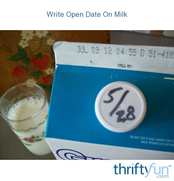 Shelf Life of Milk ThriftyFun