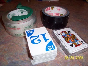 Playing Cards and Tape