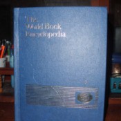 Blue cover volume, P, World Book encyclopedia.