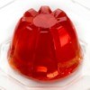 Red Jello on White Plate
