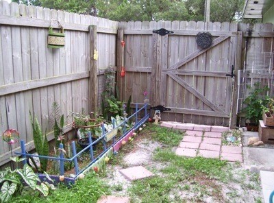 Photo of a garden made for kids.