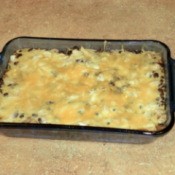 Finished Enchilada Casserole