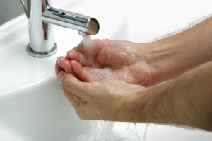 Man Washing Hands