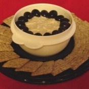 Bakery Tray with Crackers and Dip
