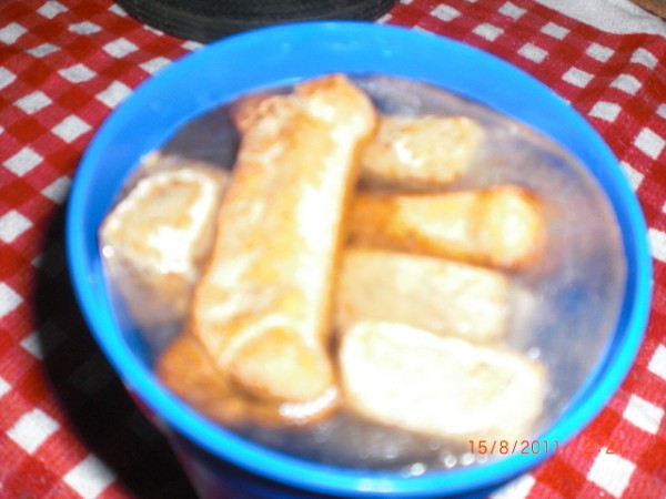 Frozen dog treats in a bowl