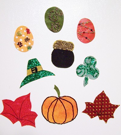 Seasonal Refrigerator Magnets