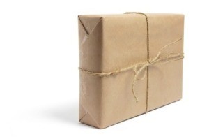 Brown Paper Package Tied With String