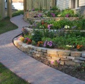 Step Garden on a Slope