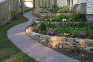 Step Garden on a Slope