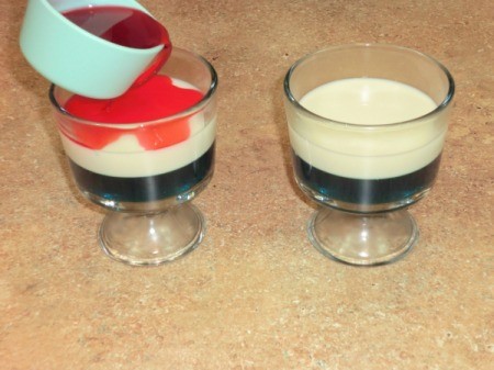 adding red jello layer