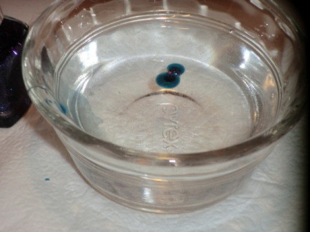 second color in water