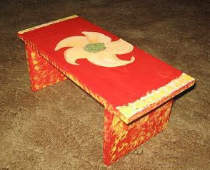 Stool Made from Old Bookcase