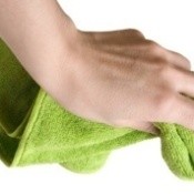Wiping With Fabric Cloth