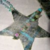 Felted star.