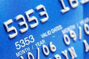 Close up of Credit Card